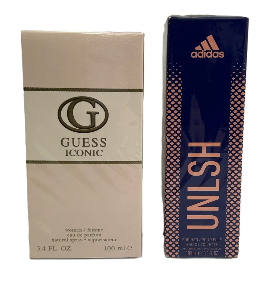 GUESS Iconic EDP and ADIDAS Unlsh EDT 100ml Fragrance Set