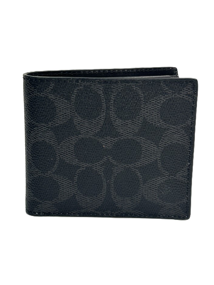 Coach Black Bi-Fold Wallet