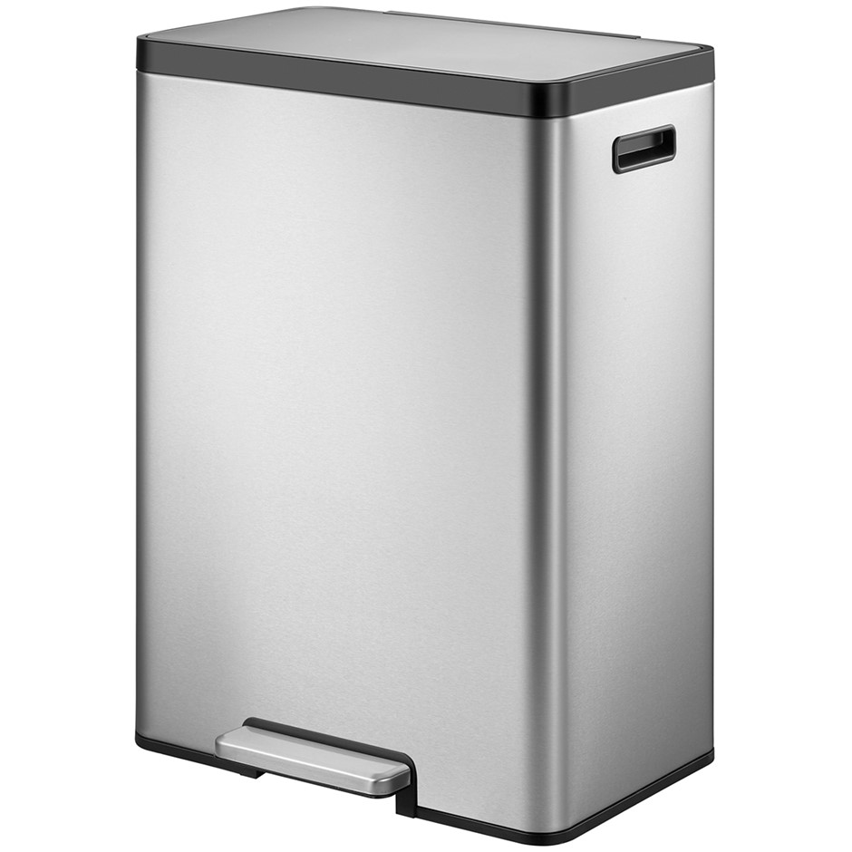 SENSIBLE ECO LIVING Tredle Bin 47L, Stainless Steel. NB: Minor use, not in