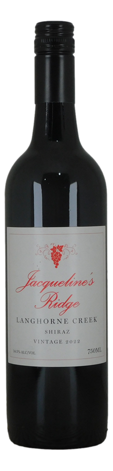 Jacqueline's Ridge Shiraz 2022 (6x 750mL), Langhoren Creek.