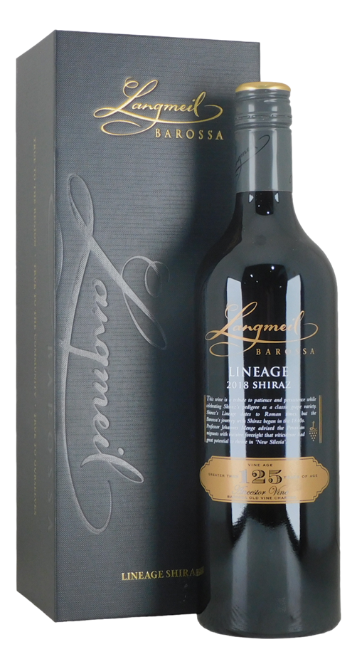 Langmeil Lineage Shiraz 2018 (1x 750mL), Barossa.