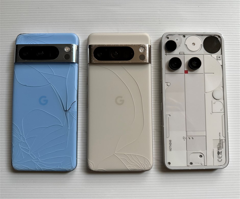 Nothing Phone 3 / Google Pixel 8 Pro 256Gb - For Parts (Lot of 3)