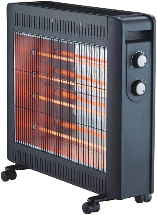 KOGAN 2400W Quartz Radiant Heater - KAQREHT24KA. NB: Damaged Element.