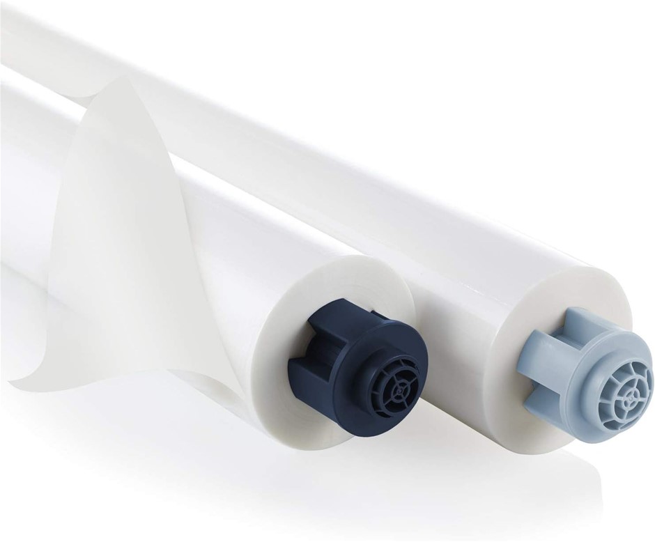 0136-5062777 · GBC EZLOAD Blue End Cap Laminating Roll Film, Low Temp, Gloss, 12" x 100',