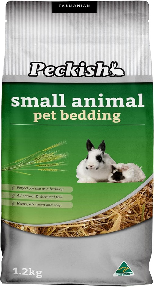 PECKISH Small Animal Pet Bedding. NB: Package has been opened but resealed.