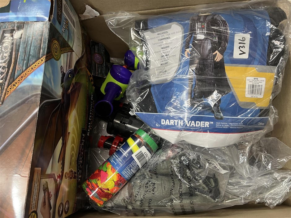 0203-5062777 · 6 x ASSORTED BOYS TOYS BUNDLE; Incl. Water balloons, Bubble Guns, & more. N