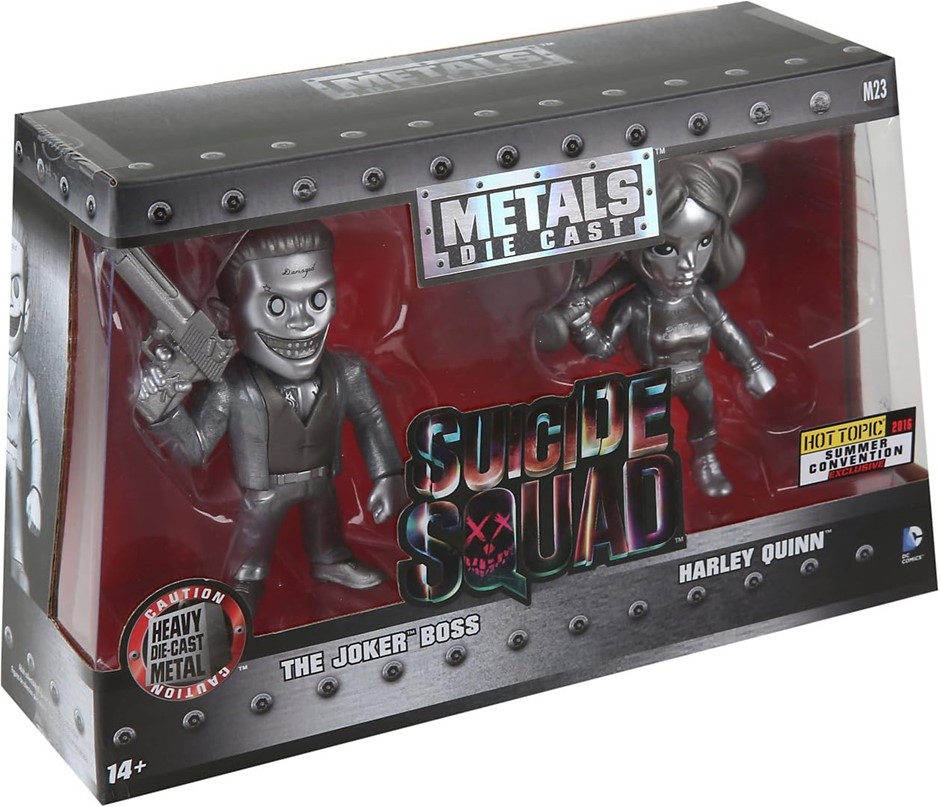 JADA Metals Suicide Squad Twin Pack-Joker and Harley Silver