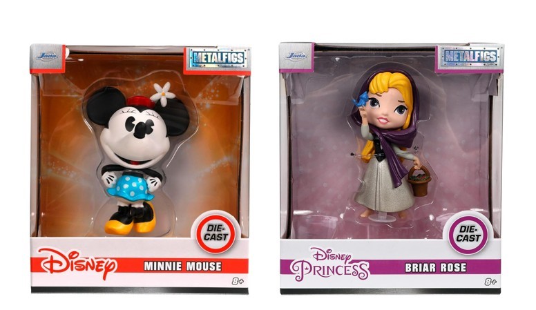 2 X JADA METAL FIGURINES; 1 X Jada Minnie Mouse Metal Minnie Figurine, 1 x