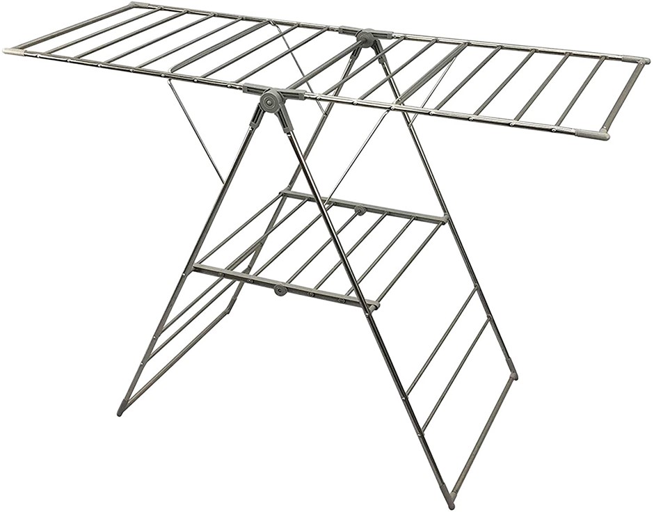 L.T. WILLIAMS Stainless Steel 60cm Clothes Airer, 28 Rails. NB: Some Areas