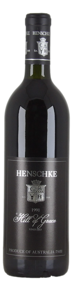 Henschke `Hill of Grace` Shiraz 1991 (1 x 750mL) Eden Valley, SA.