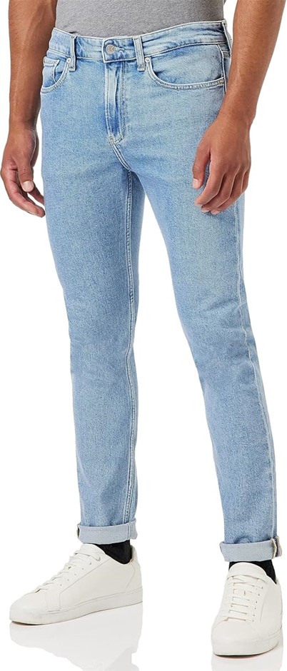 0064-5062664 · CALVIN KLEIN JEANS Men's Slim Taper Jeans, 30W x 32L, Denim Light, J30J3236