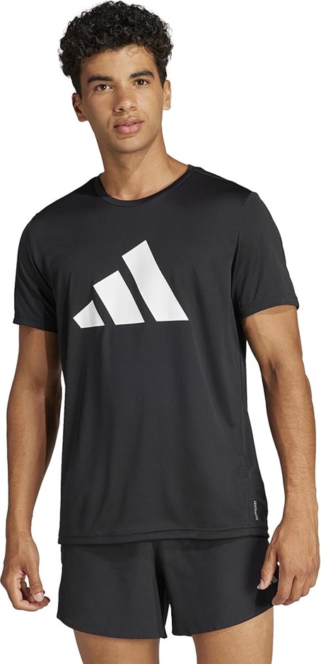 ADIDAS Men's Performance Run It Running T-Shirt, Small, Black, IL7235. Buy