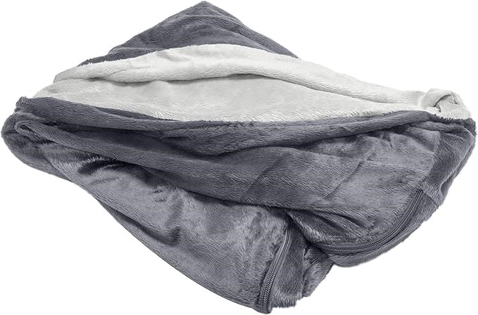 FURHAVEN 26" Replacement Dog Bed Cover Microvelvet Snuggery, Machine Washab