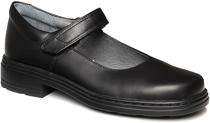 CLARKS Kid's Indulge Junior School Shoe, Size UK11.5E, Black, 122727. Buye
