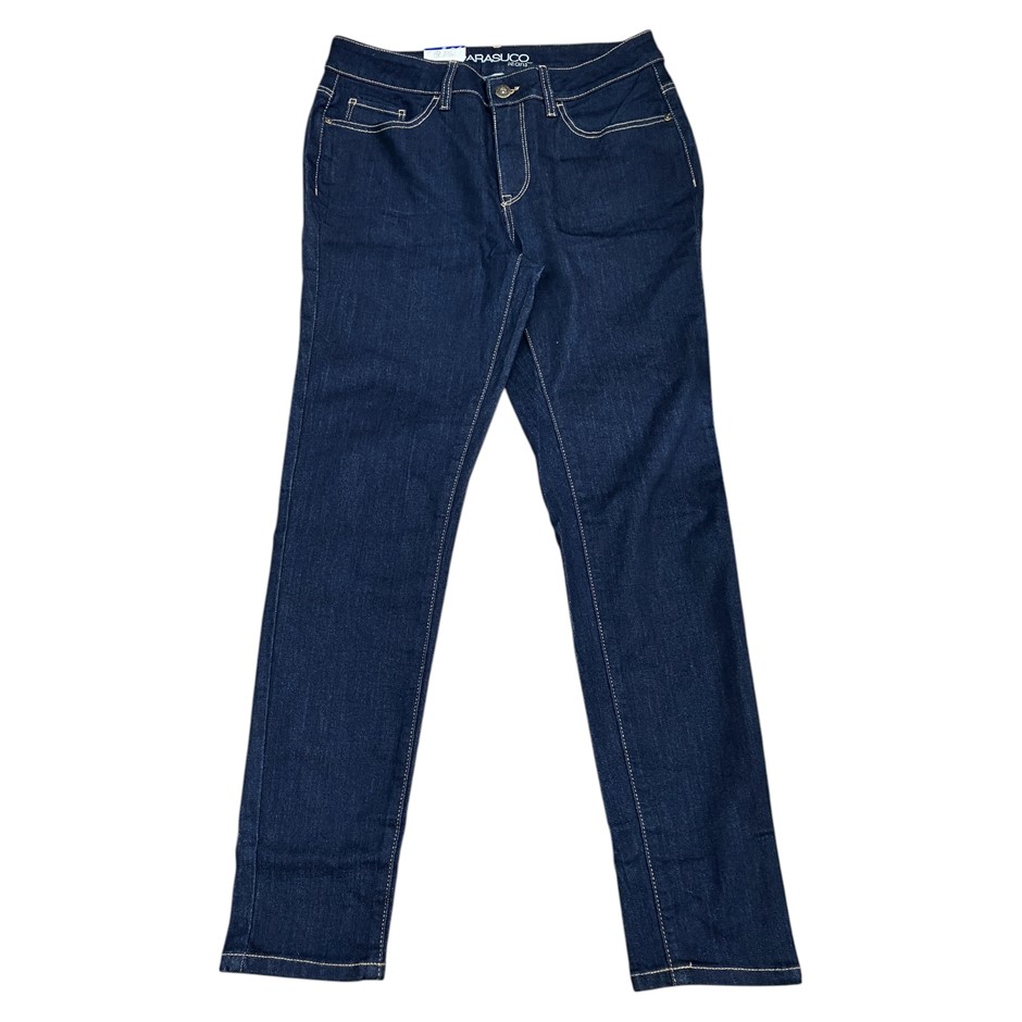 2 x PARASUCO Women's Mid Rise Slim Tummy Control Jean, Size 10, 68% Cotton,