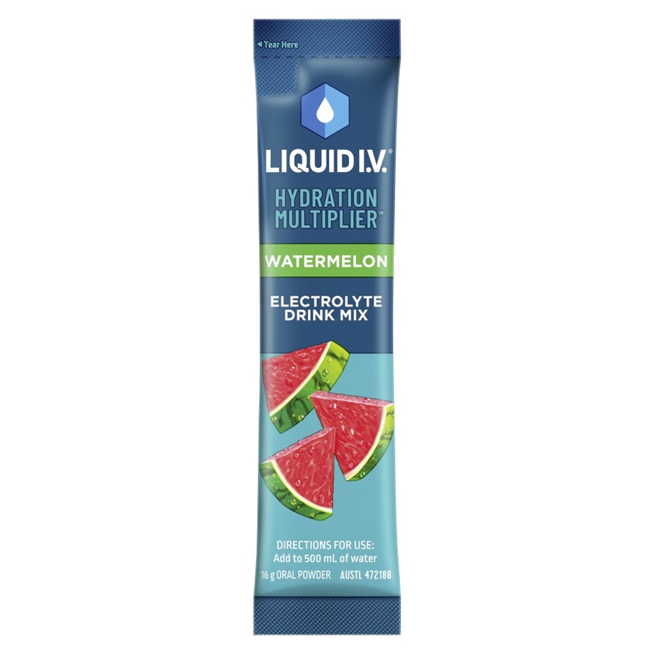 46 Sticks x LIQUID IV Hydration Multiplier Electrolyte Drink Mix, Watermelo