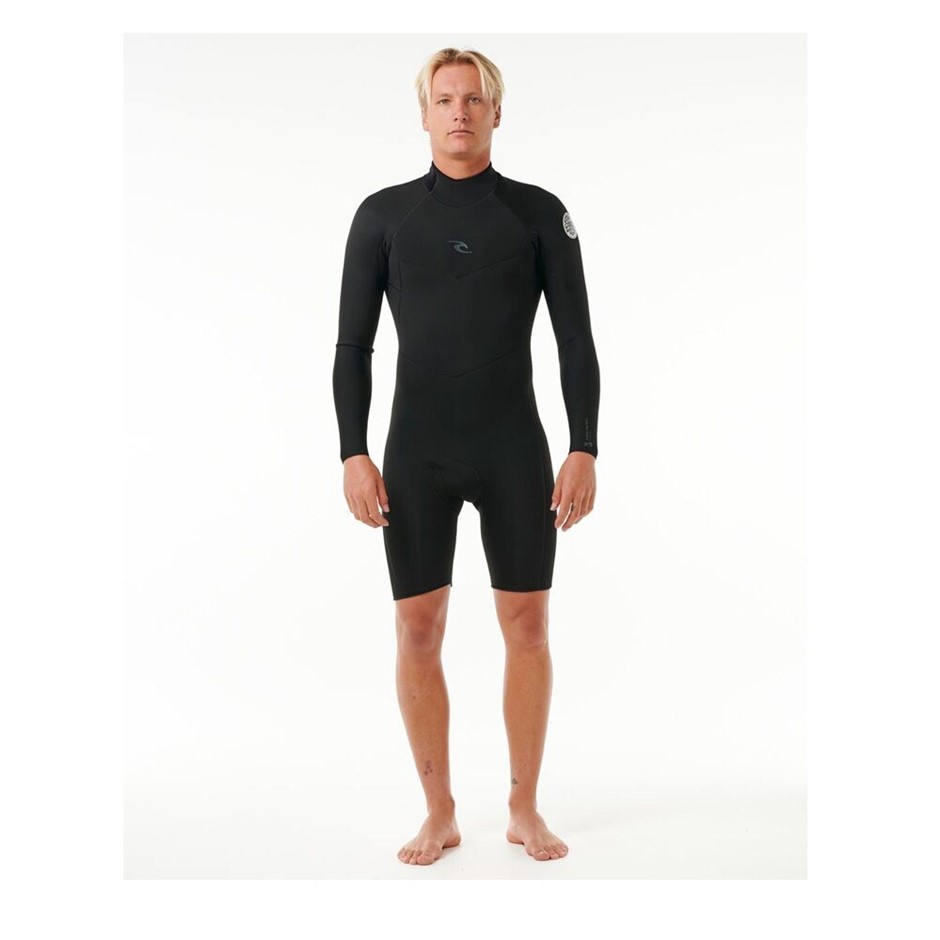 0155-5062664 · RIP CURL Men's Dawn Patrol 2mm Long Sleeve Back Zip Springsuit, Size 2XL, B