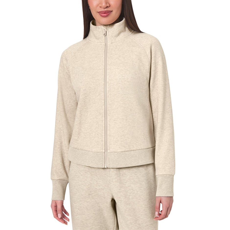 MONDETTA Women's Fleece Zip Jacket, Size XL, Nacreous Clouds. Buyers Note