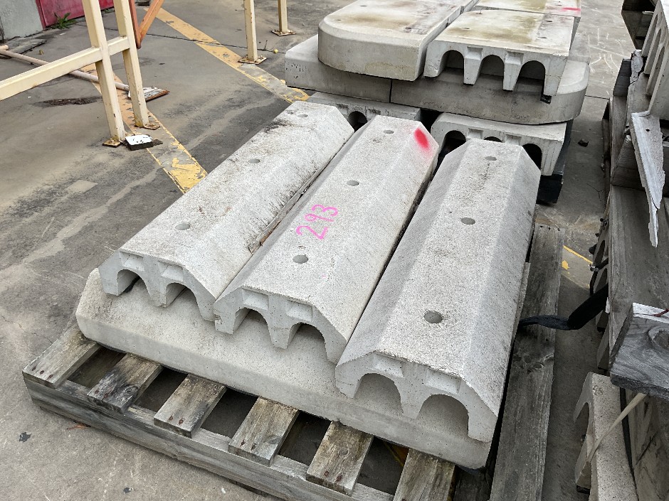 <p>Pallet of Concrete Channel Segments</p>