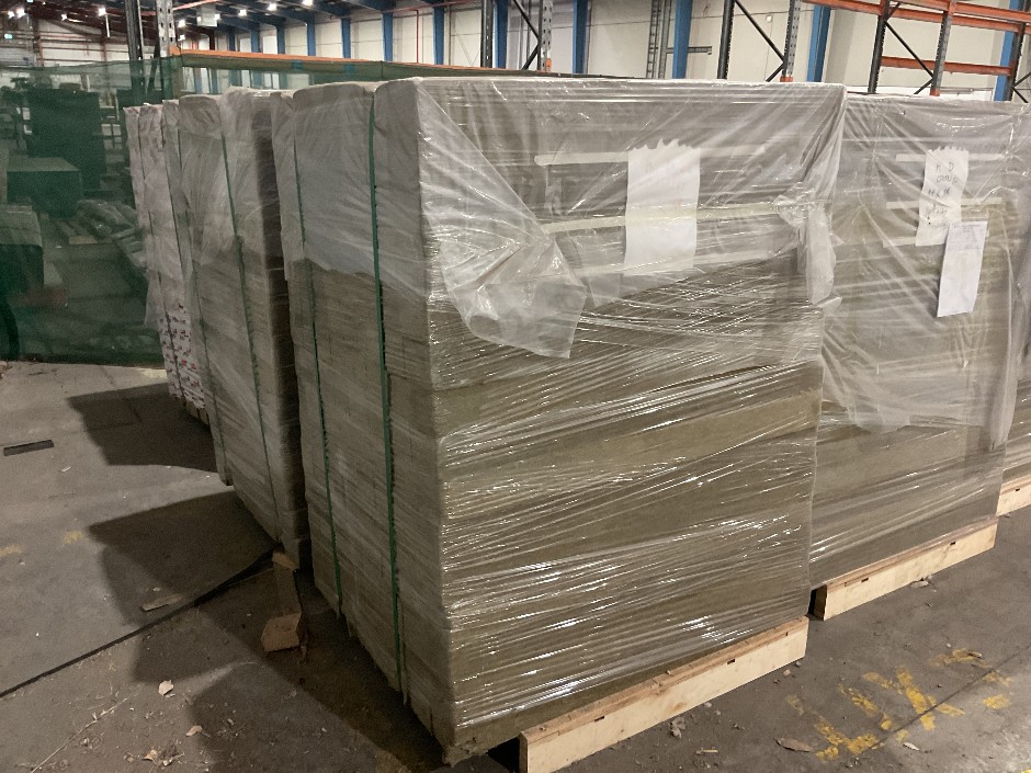 3x Pallets of Fire-Rated Insulation