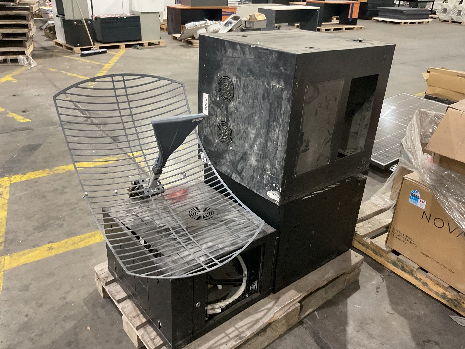 <p>3x Server Cabinet and 1x Antenna</p>