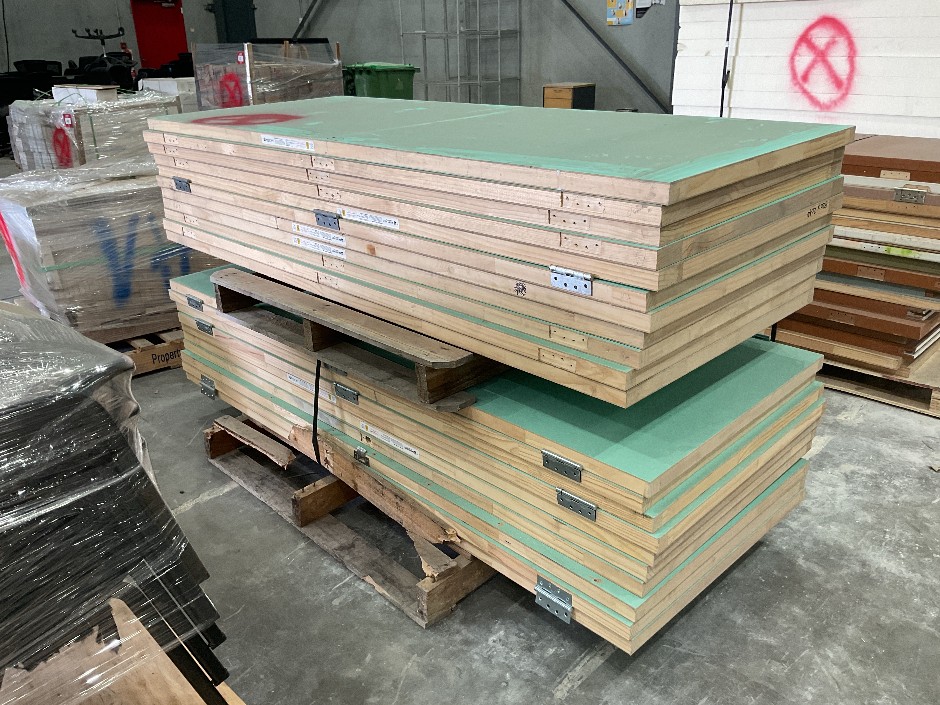 Pallet of Timber Doors x2