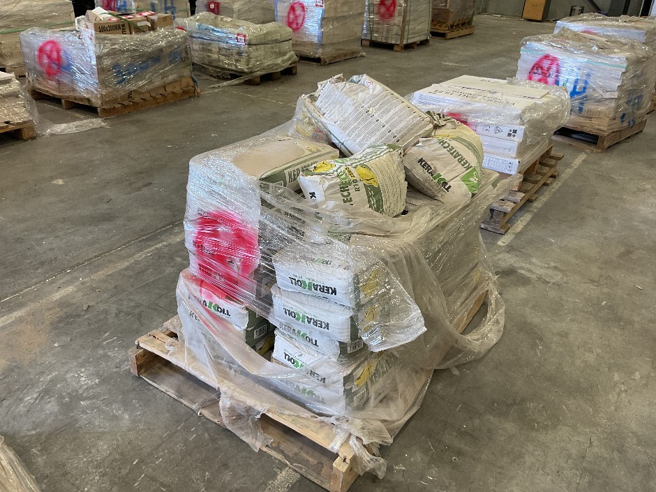 Pallet of Keratech Eco Pro Rapid Hardening Mix 20kg Bags