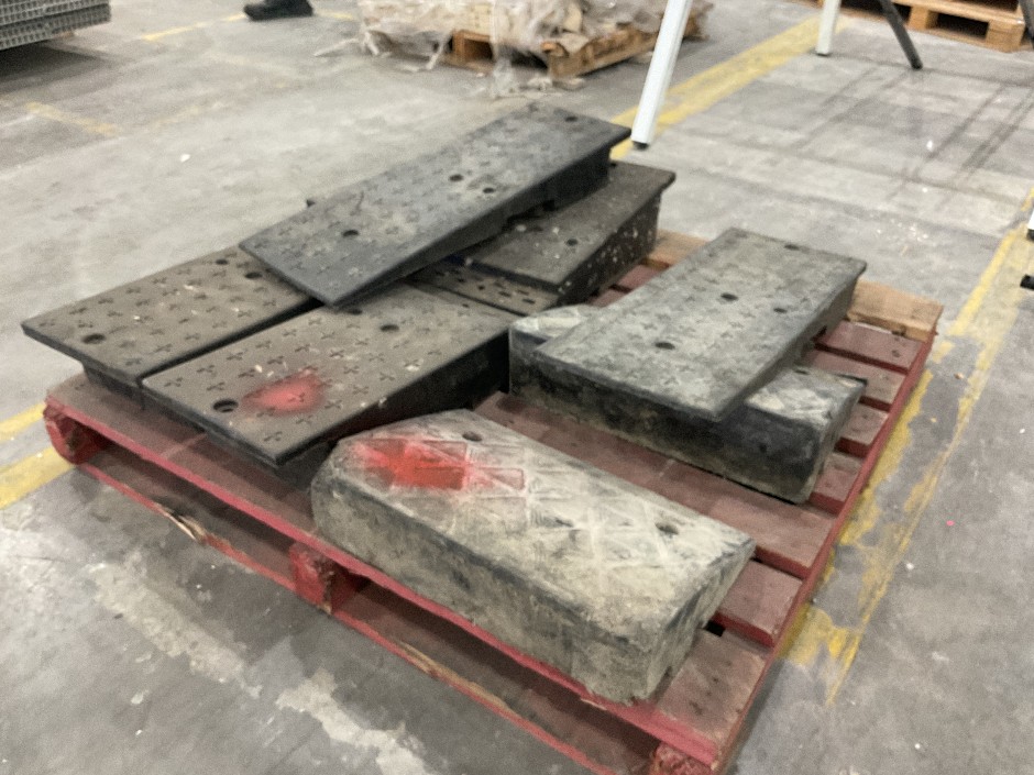 Pallet of Assorted Rubber Ramps