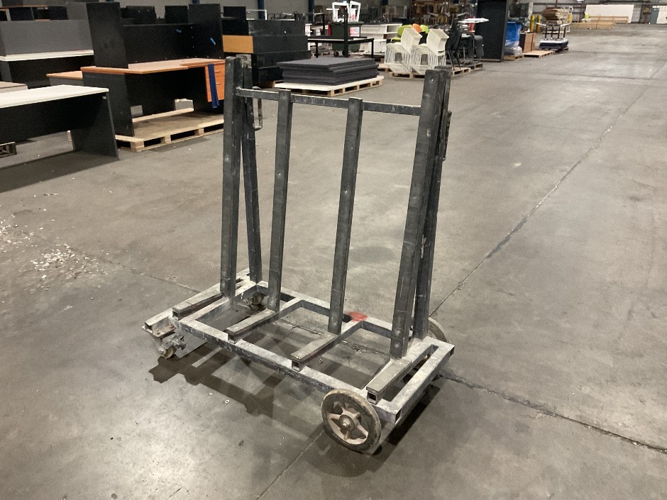 Mobile Glass A-Frame Trolley