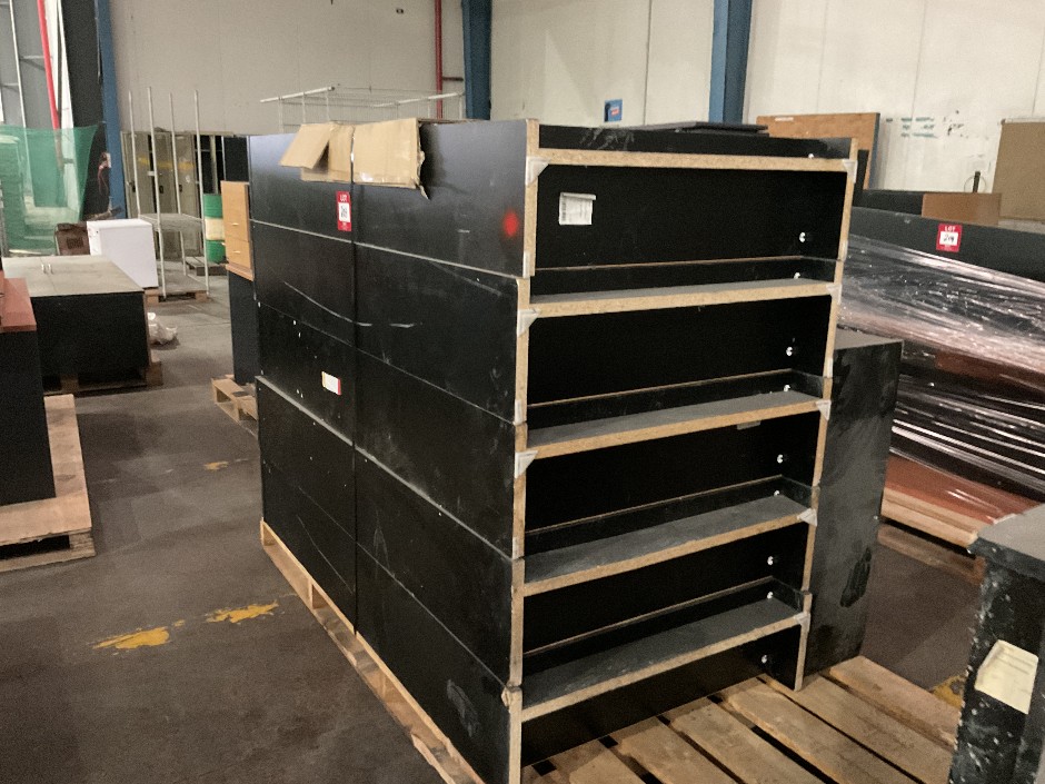 6x Timber Shelving Units