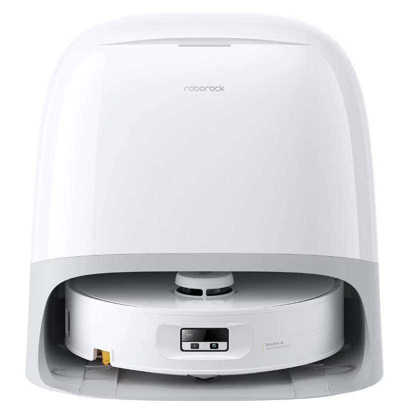 ROBOROCK Qrevo Curv2 Flow Vacuum, PR-QC2F02-03-WHT. NB: Used, contains dock