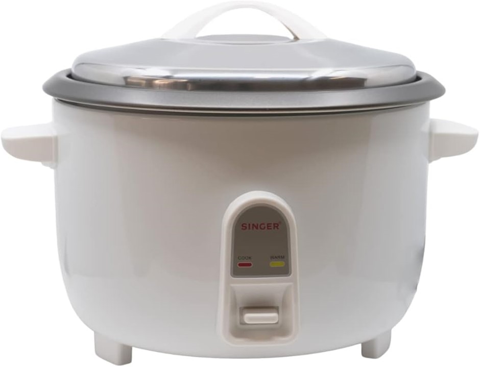 0078-5062744 · SINGER Non-Stick Rice Cooker, 35 Cup, 5.6 Litres Capacity, Multicolor.