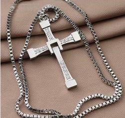 Pendant in 18k white Gold Plated-free chain