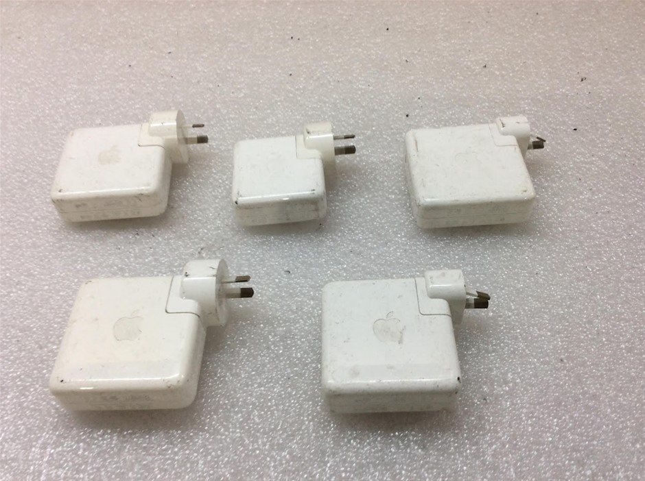 Apple MagSafe Power Adapters (Lot of 5)