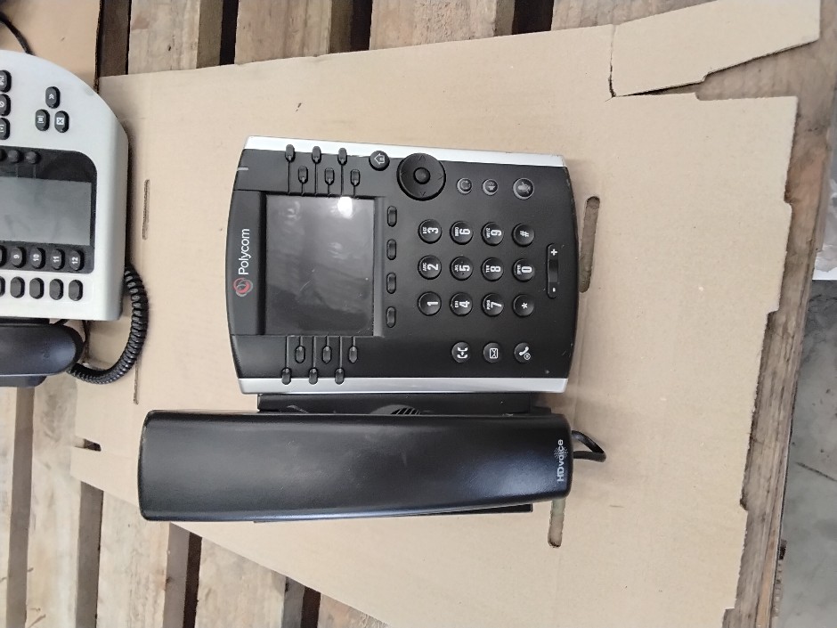 <p>Assorted desk phones</p>