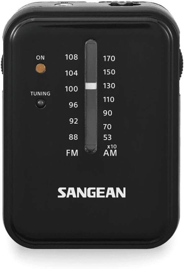 Sangean SR32 Portable Radio, Black