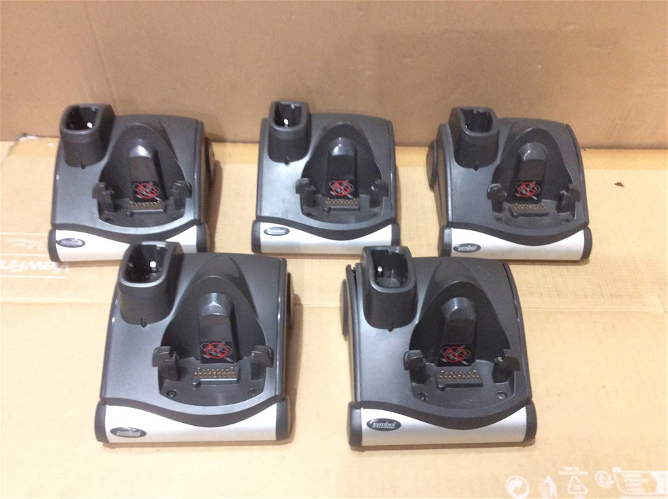 0005-2584513 · Symbol CRD9000-1001SR Single-Slot Scanner Charging Dock (Lot of 5)