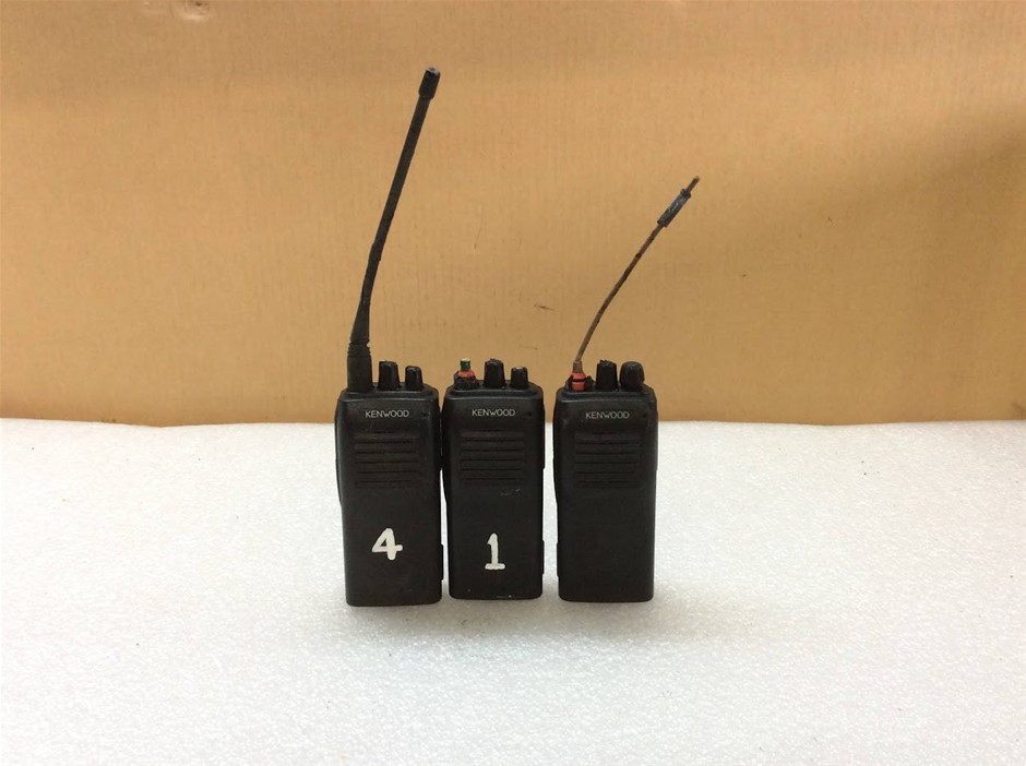 Kenwood Portable Two-Way Radio (Lot of 3)
