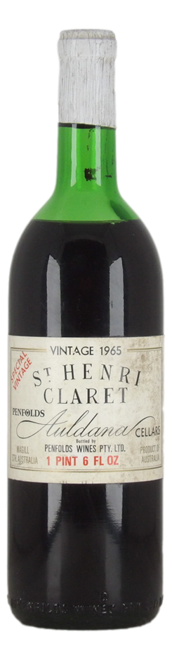 Penfolds St Henri 1965 (1x 1 PT 6 FL OZ), SA.