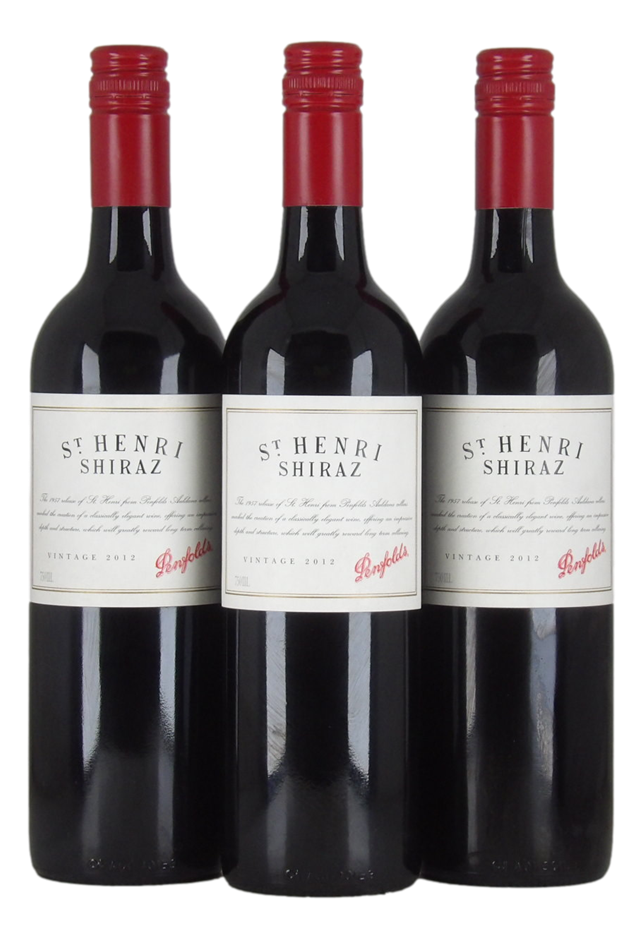 Penfolds St Henri 2012 (3x 750mL), SA.