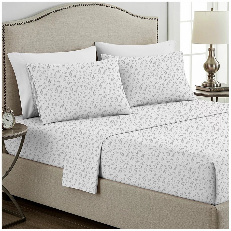 BOUTIQUE LIVING Cotton Flannel Sheet Set King Single 3 Piece Lagoon NB: min