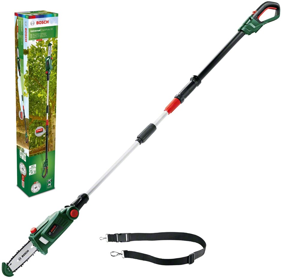 BOSCH 18V Cordless Telescopic Chainsaw Universal Chain Pole. Skin Only. NB