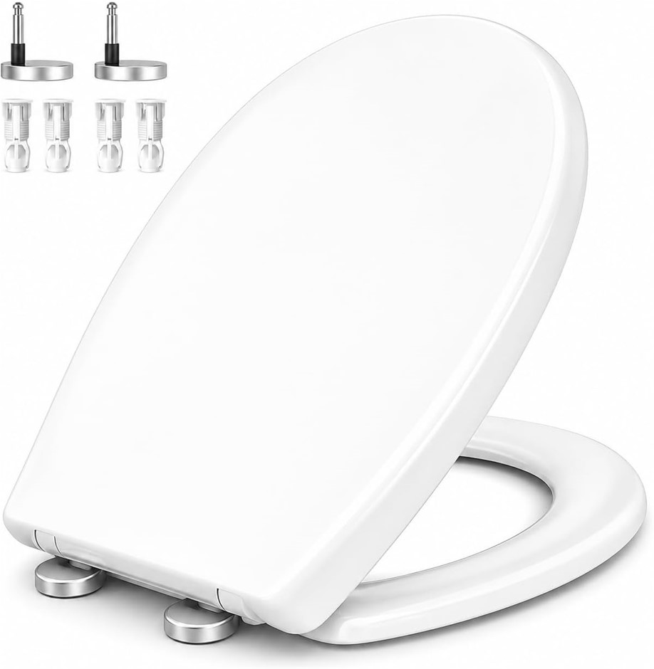 0061-5062700 · ZUVO Toiletseat Soft Close (O-Shape, Quick Release) UK Standard Toilet Seat