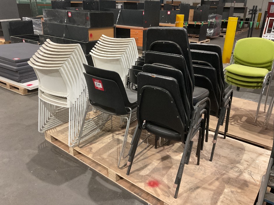 <p>Pallet Comprising Large Quantity of Chairs</p>