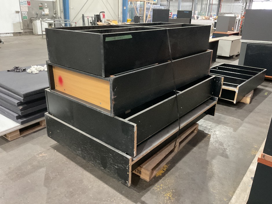 4x Timber Shelving Units