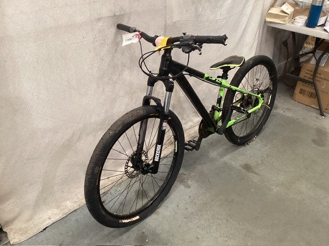 Black/Green Mountain Bike