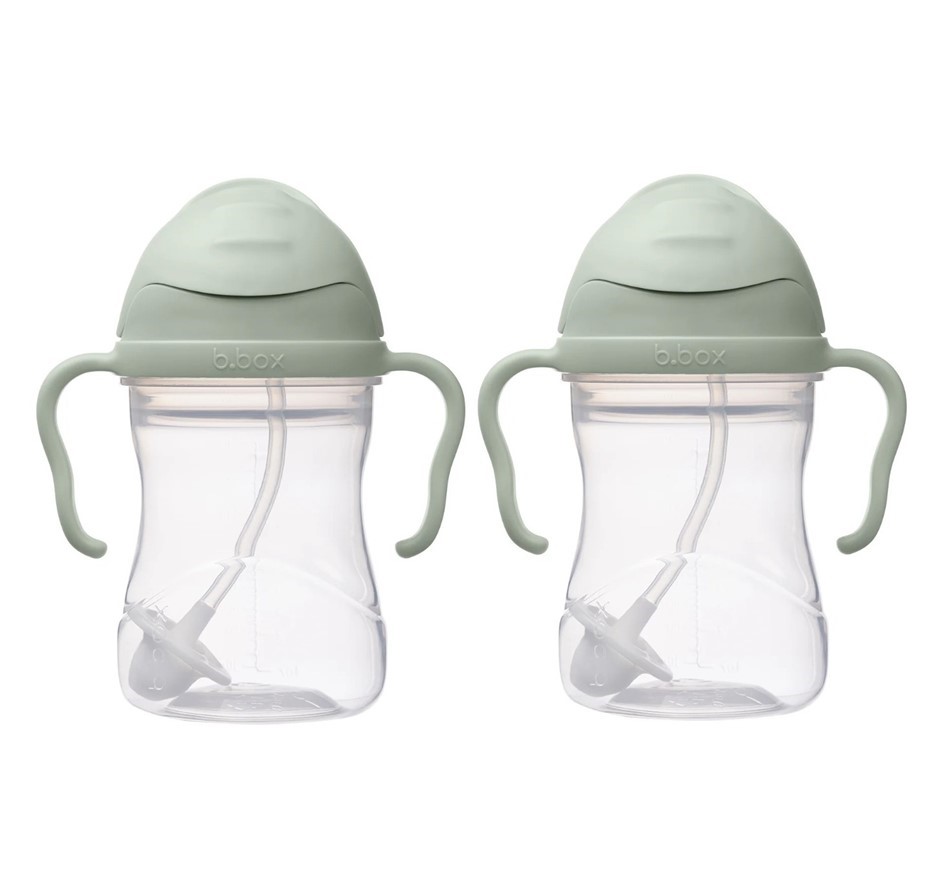 BBOX Sippy Cup 2-Piece, Sage Green.