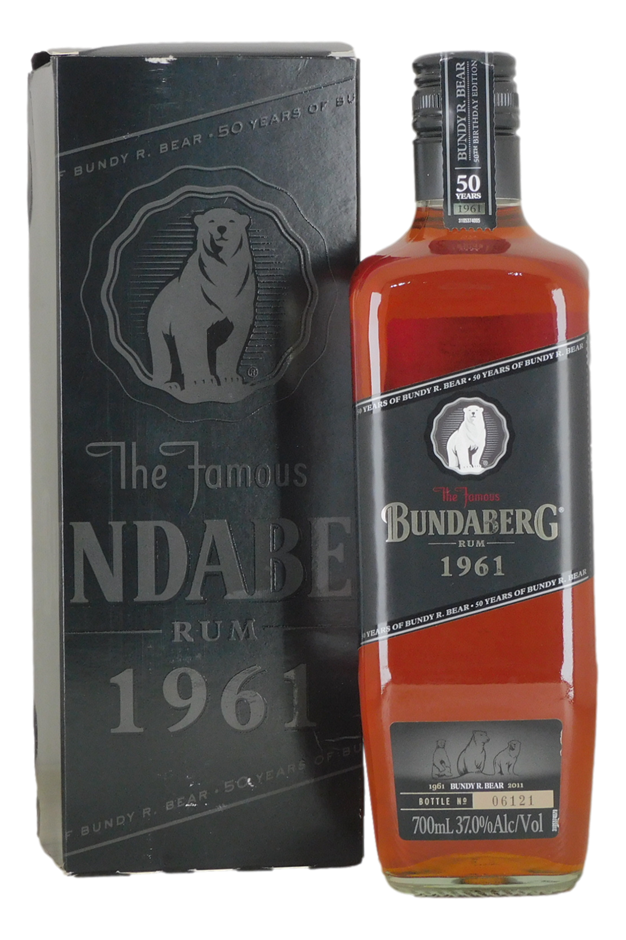 Bundaberg Rum 1961 Bottle #06121 (1x 700mL), QLD.