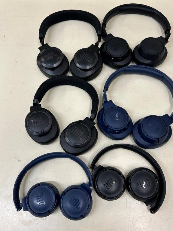 6 x JBL Assorted Wireless Headphones