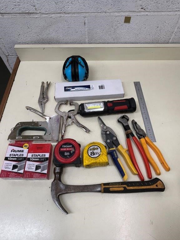 Quantity of Assorted Hand Tools